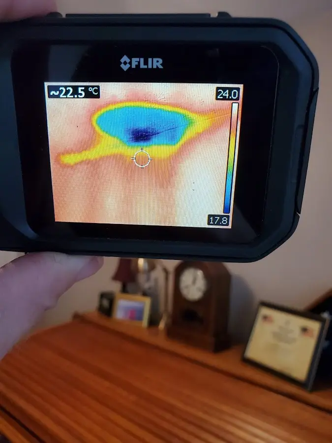 Thermal imaging inspection for water damage in Dundee