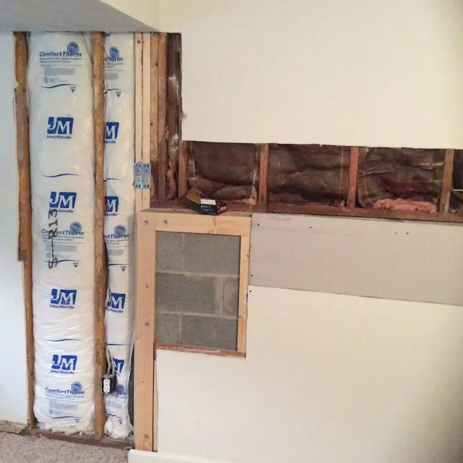 Wall insulation replacement during Structural Drying in Dundee